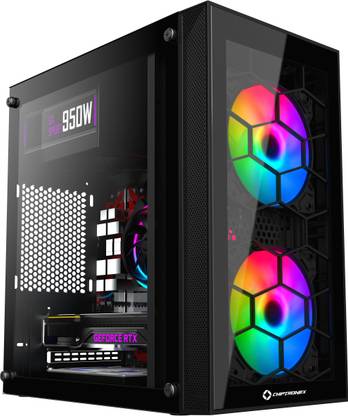 CHIPTRONEX Z910 MATX CABINET Cabinet with USB 2.0 and USB 3.0 Ports Compatible with Computer