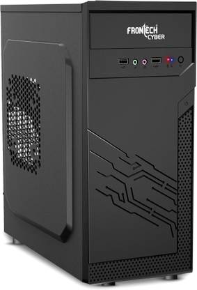 Frontech CYBER Silver Range Computer Case | 2 x USB 2.0 | Front Audio Mid Tower FT-4269 Cabinet with USB 2.0 and USB 3.0 Ports Compatible with Computer