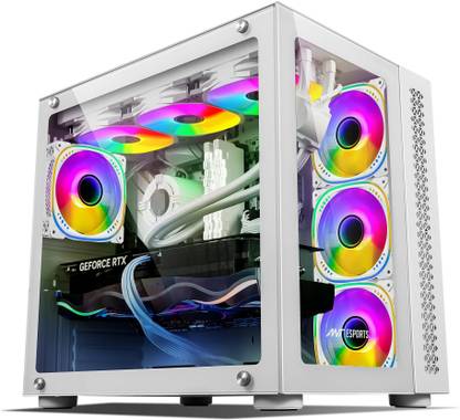 Ant Crystal cabinet Cabinet with USB 2.0 Ports Compatible with Gaming Console