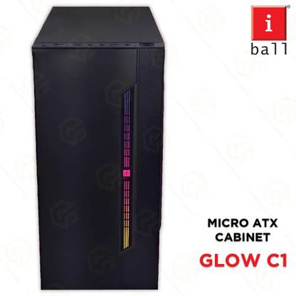 iball 8902968009434 Mid Tower Cabinet with USB 2.0 Ports Compatible with Computer