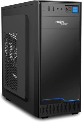 Frontech GARNET Silver Range Computer Case | 2- USB Port 1.1 | Front Audio | 1- 80mm Fan Mid Tower FT-4323B Cabinet