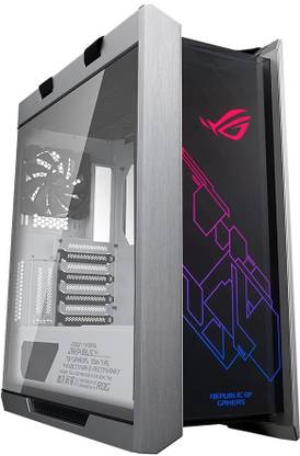 ASUS ROG Strix Helios GX601 White Edition, 420mm Radiator Support and Aura Sync Mid Tower Cabinet Compatible with Computer
