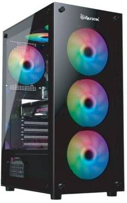 eBEQUicK Flagship1 Gaming Cabinet Micro mini ATX/M-ATX/ITX ATX / M-ATX / ITX Cabinet with USB 2.0 and USB 3.0 Ports Compatible with Gaming Console