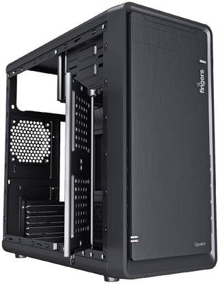FINGERS Opulent Micro ATX Cabinet with USB 2.0 Ports Compatible with Computer