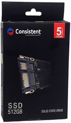 Avijit Consistent SSD 512GB (CTSSD512S6) SSD Cabinet Compatible with Computer