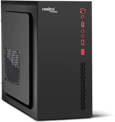 Frontech FT-4276 Prima Silver Range Computer Case with 2 x USB 2.0 and Front Audio Mid Tower Cabinet