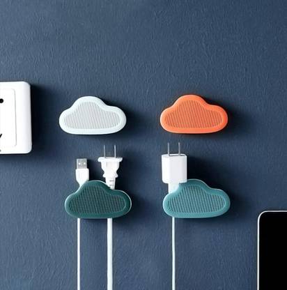 Climberty Cable Organizer for Wall Plug Holder Wall Cable Clips Mounted Cable Protector