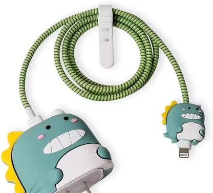 AUDICE Charger Cover for iphone 18W/20W Type C Adapter Full Protection GodZilla Cable Protector