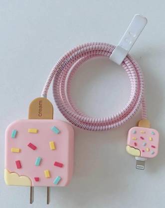 TECHWIND Silicone Press Stud Headphone Case For Compatible With 18/20W Adapter