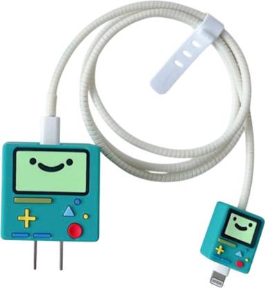 AOUDLOUD Silicone Cover for iPhone Charger 18W-20W Tech BMO 3D Design Dustproof Case Cable Protector