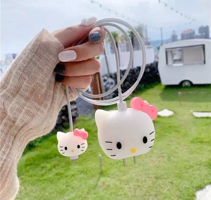 TECHWIND Silicone Press Stud Headphone Case For Compatible With Apple 18/20W Adapter