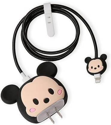 BeeNex Charger Cover for iPhone 20W, 3D Cartoon Design for iPhone 11 12 13 14, Spiral Cable Protector