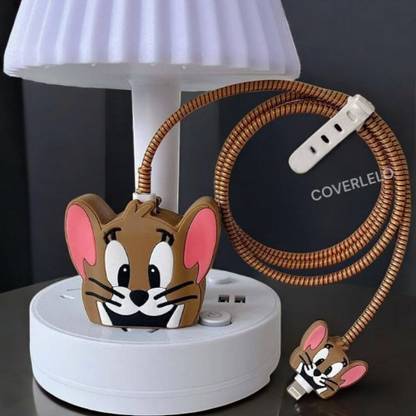 CoverLelo 3D Charger Case Cover with Spiral Wire Protector For Samsung 25W Charger Cable Protector