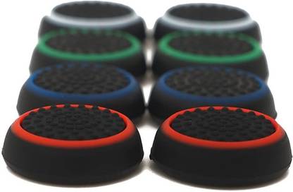 Like Star 8PCS Silicone Thumb Grips/Analog Controller Joystick Button Covers/Caps Cable Protector