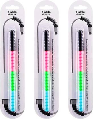 Buyer Choice Anti Crack Cable Saver Protector Sleeve Charging Cables, Data Cables, Earphones Cable Protector