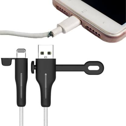 Avedia Cable Protectors for iPhone Mobile Charger Cable Protector (USB to Apple) Cable Protector
