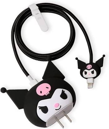 WEI INTERNATIONAL Compatible for iPhone Charger Cover for 18-20W Full Protection CASE KUROMI Cable Protector