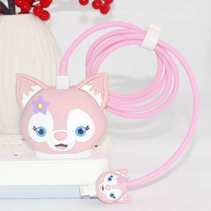 TECHWIND Silicone Press Stud Headphone Case For Compatible With Apple 18/20W Adapter