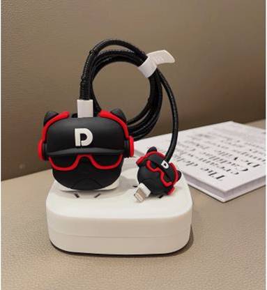 MOBISINGH Silicone Pull String Headphone Case For Compatible with Apple 20W Adapter