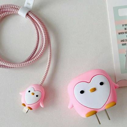 TECHWIND Silicone Press Stud Headphone Case For Compatible With Apple 18/20W Adapter