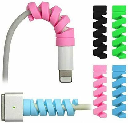SachinKumarTelecom Spiral Cable Protector Cord Saver for Mac Charger Cable Protector
