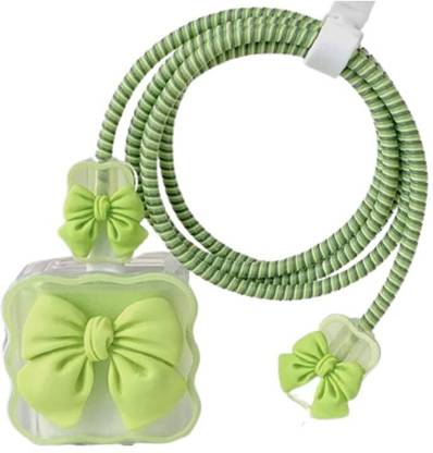 ZimniasO FLower 18w-20w IPhone Charger Case 3D Design.. Cable Protector