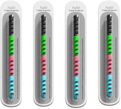 Ankev Cable Protector for USB, Mouse, Cable, Suit for All Chargers, Set of 4 (16Pcs) Cable Protector