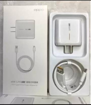 RXENA Original 65W Flash Super VOOC Charger Compatible for Oppo Charger X2, Reno4 Pro, Power Meter for Cables