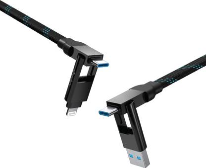 URBN USB Type C Cable 5 A 0.3 m 4 in 1 Quad 100W Mfi Certified