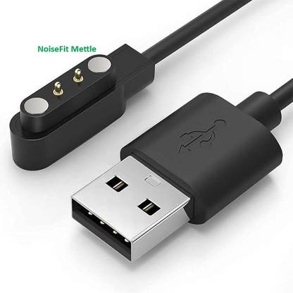 VTPro Magnetic Suction Charger 2 Pin Fast Charging For NoiseFit Mettle Smart Watch Power Meter for Cables