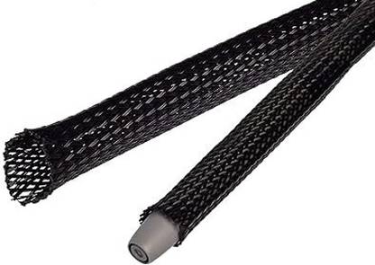 GLOBOMOTIVE Wire Management Sleeve for Cable Protection, 0.25 inch 5 feet Heat Shrink Cable Sleeve