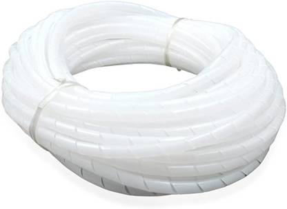 BALRAMA 25mtr 9mm 3/8inch Universal Spiral Wraps Electrical Cable Sleeve Wrap Expandable Wire Cable Covering Flexible Spiral Sleeve & Cable Wire Organizer Wrap Tube Manage Cord Casing Winding Pipe Flexo Wrap Resealable Cable Sleeve