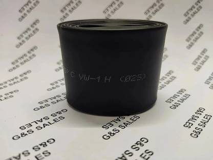 G&S 25mm Diameter Black 1 Meter Polyolefin Heat Shrink Cable Sleeve