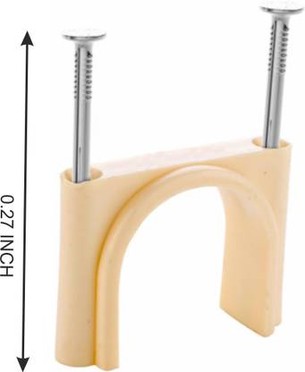 AUTOPLEX CPVC Pipe Clamps Water Pipe “Size-1.1/4”/“0.27 Inch” Hot Water Pipe Plastic Standard Cable Tie