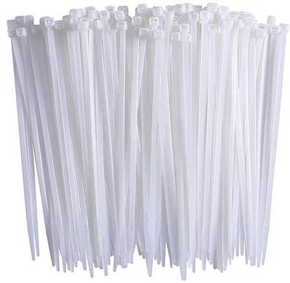 Gift Corner 8 Inch Cable Ties Nylon Zip Wire,Heavy Duty and self-Locking Mechanism 200 pcs Nylon Standard Cable Tie