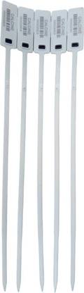 calcine Pack of 150 16 Inch Security Cable Seal Self-locking Ties Container Seal Lock Plastic Hook & Loop Cable Tie