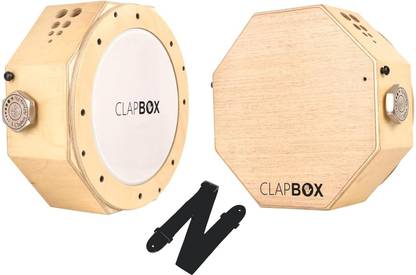 CLAPBOX Cajembe Travel Cajon (4 instruments in 1)-Rubber wood with Carry Bag Cajons