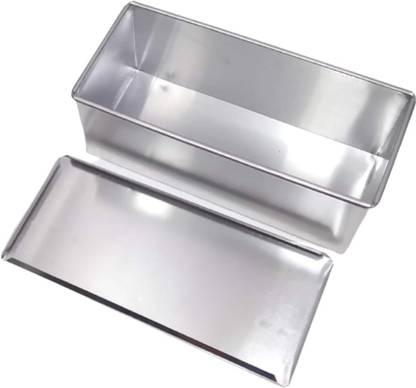 MVFP Bread Mould Aluminium Coated for Baking Cake,Brownie | Non Stick Rectangle Shape Full Cake Maker Cake Maker