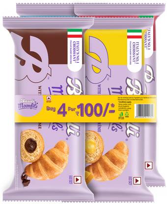 BAULI Moonfils Vanilla, Choco and Strawberry Croissants