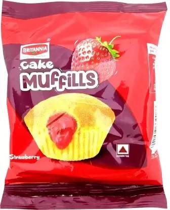 BRITANNIA Cake Strawberry Muffin