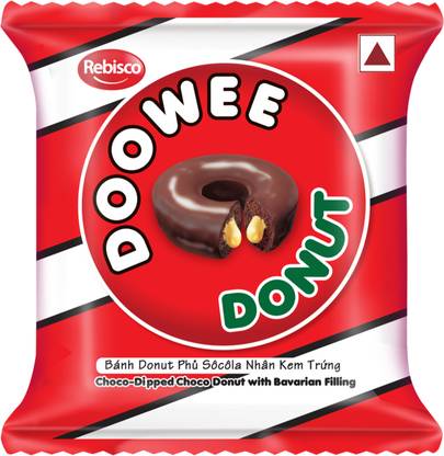 Doowee Donut Choco Cake 28g Chocolate Doughnut