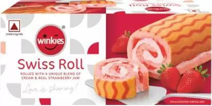 winkies Swiss Roll Strawberry Cake