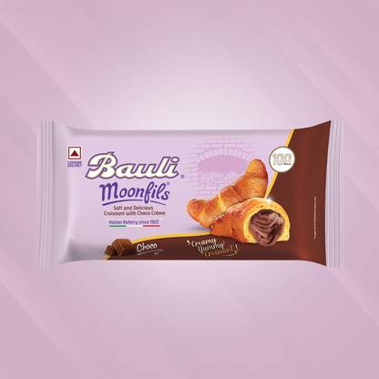 BAULI Moonfils, Soft and Delicious Creme Choco Croissants