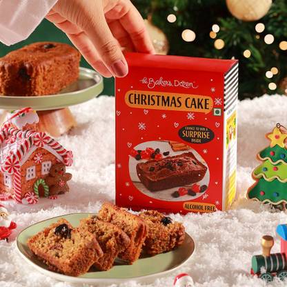 The Baker's Dozen Christmas Cake Mixed fruit Cake