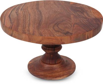 SAAGA Wooden Multipurpose Pizza/ Cake / Dessert Platter Wooden Cake Server
