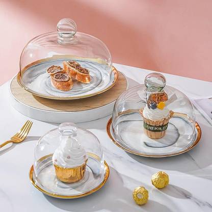 SMOKEY COCKTAIL Ceramic Cake Server