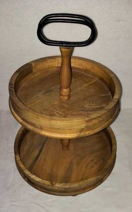 MHG CP 02 वुडन केक सर्वर