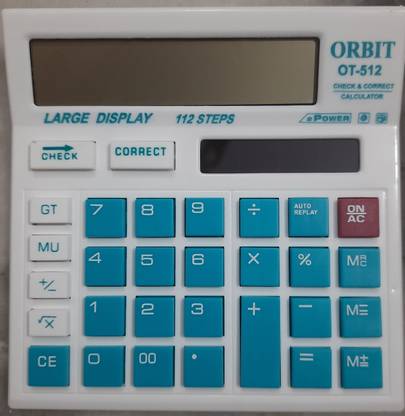 ORBIT WTC-512 Orbit Electronics Calculator OT-512 Basic  Calculator