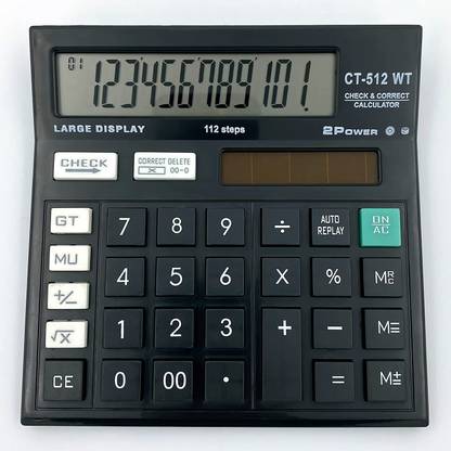 PW PENCILWALA SUPER STYLISH EVERYDAY USE DUAL POWER CLTLLZEN CT 512P MULTIPURPOSE USE Basic  Calculator