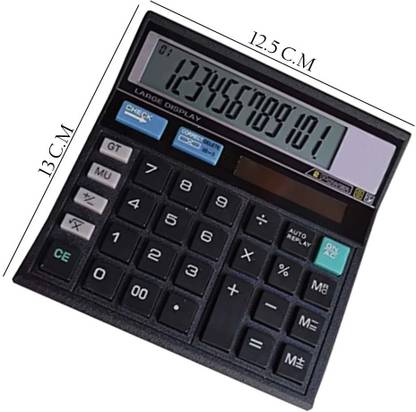 PIOY New Check & Correct Solar Calculator 2 Way Power Basic Clculator ct 512 Basic  Calculator